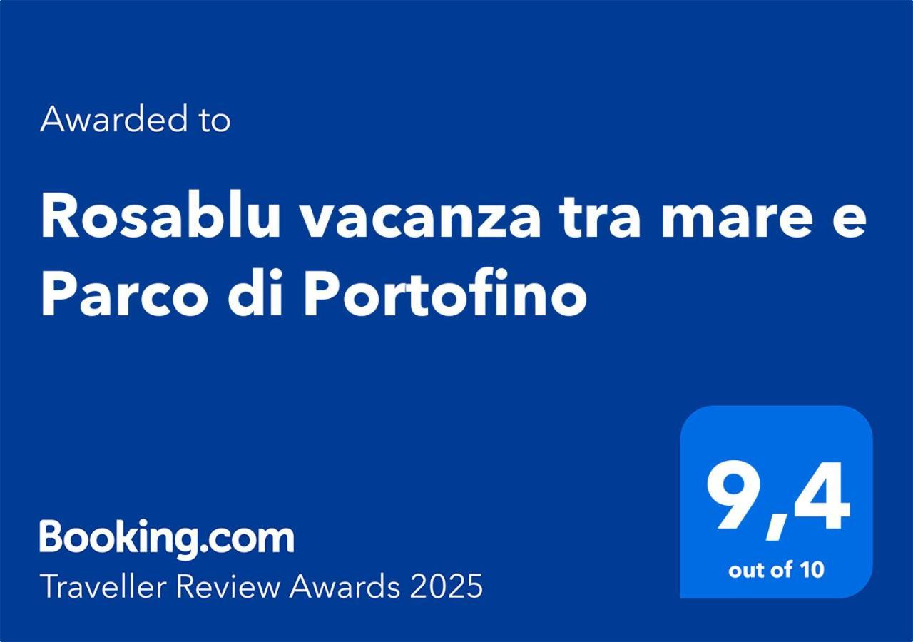 Rosablu Vacanza Tra Mare E Parco Di Portofino Camogli Luaran gambar